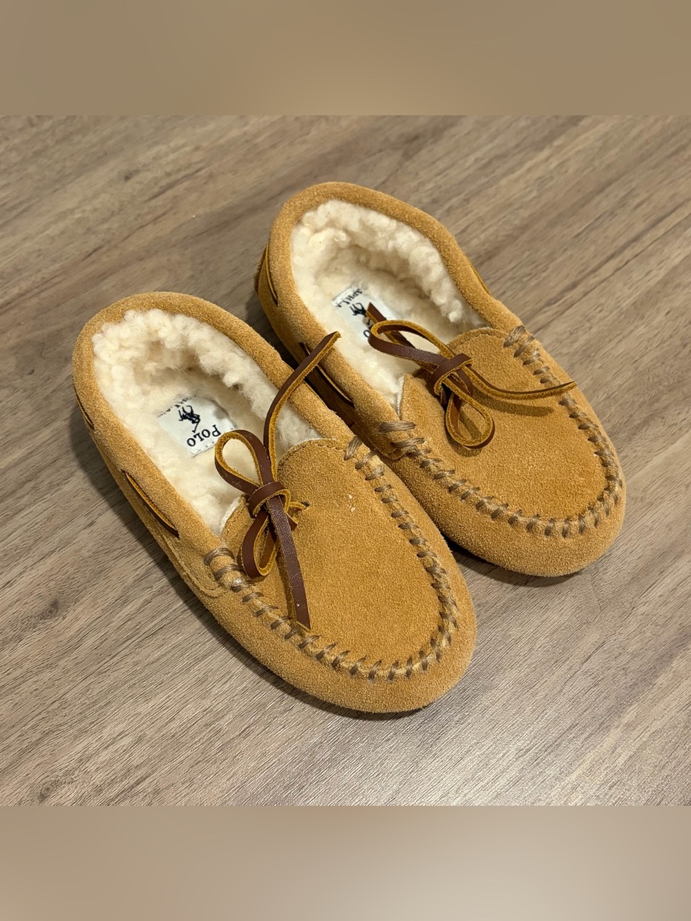 Polo Ralph Lauren Suede Moccasin Slippers